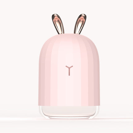 3life-318 2W Cute Rabbit USB Mini Humidifier Diffuser Aroma Mist Nebulizer with LED Night Light for Office, Home Bedroom, Capacity: 220ml, DC 5V-garmade.com