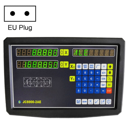 JCS900-2AE Two Axes Digital Readout Display Milling Lathe Machine, EU Plug-garmade.com