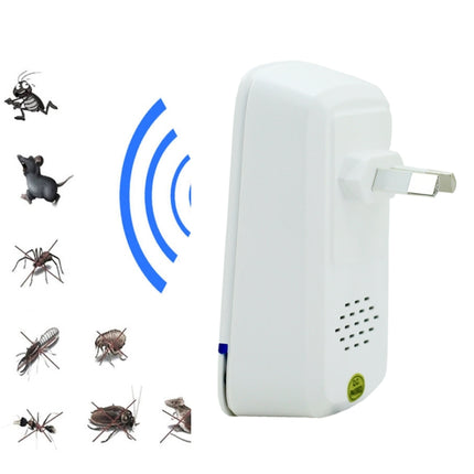 Electronic Ultrasonic Anti Mosquito Rat Insect Pest Repeller with Light, AC 110-220V-garmade.com