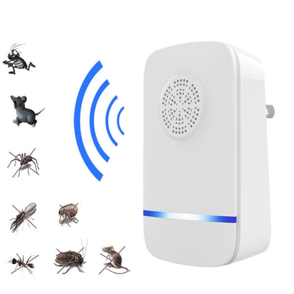 Electronic Ultrasonic Anti Mosquito Rat Insect Pest Repeller with Light, AC 110-220V-garmade.com
