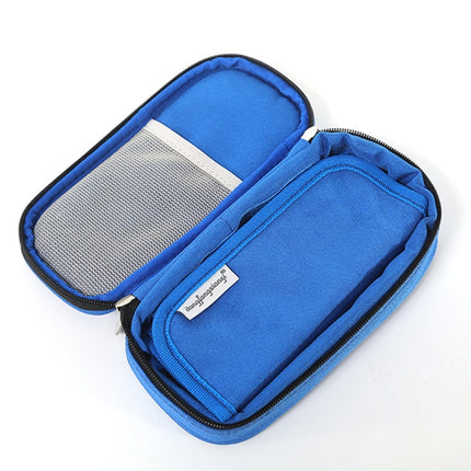 Travel Needs Outdoor Insulated Bag Insulin Storage Bag, Size: 20.3*10*5cm(Blue)-garmade.com