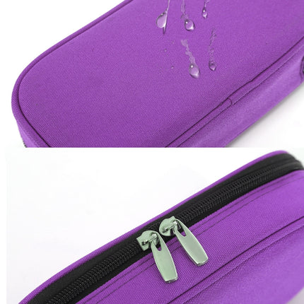 Travel Needs Outdoor Insulated Bag Insulin Storage Bag, Size: 20.3*10*5cm(Purple)-garmade.com