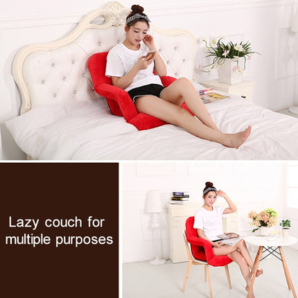 A3 Creative Lazy Sofa with Armrests Foldable Single Backrest Recliner (Red)-garmade.com