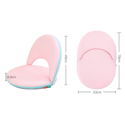 Multifunctional Folding Bed Backrest Waist Pregnant Women Breastfeeding Chair, 42-Speed / Large(Light Pink)-garmade.com