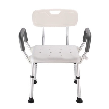 Aluminum Alloy Bath Chair with Backrest for Elderly / Pregnant Woman-garmade.com