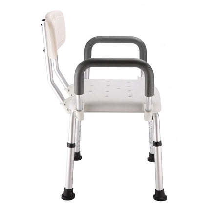 Aluminum Alloy Bath Chair with Backrest for Elderly / Pregnant Woman-garmade.com