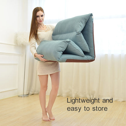 B1 Foldable Washable Lazy Sofa Bed Tatami Lounge Chair (Green)-garmade.com