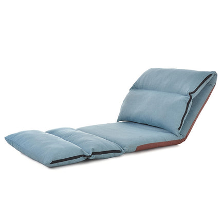 B1 Foldable Washable Lazy Sofa Bed Tatami Lounge Chair (Lake Blue)-garmade.com