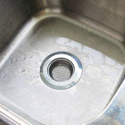 Wide Edge Sink Filter Floor Drain Cover Shower Sewer Stainless Steel Strainers, Size: L (11.5 x 11.5cm)-garmade.com