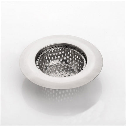 Wide Edge Sink Filter Floor Drain Cover Shower Sewer Stainless Steel Strainers, Size: L (11.5 x 11.5cm)-garmade.com