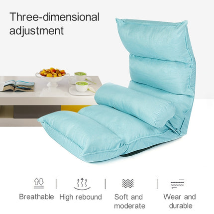 Adjustable Bedroom Bed Pregnant Women Breastfeeding Back Recliner (Blue)-garmade.com