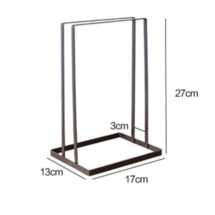Creative Iron Finishing Frame Hanger Companion Storage Rack, Size: 17*13*27cm(Coffee)-garmade.com