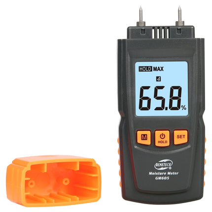 BENETECH GM605 Digital Wood Moisture Meter Humidity Tester Timber Damp Detector-garmade.com