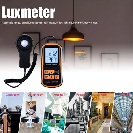 BENETECH GM1030C Portable Split Digital Illuminometer LUX Meter-garmade.com