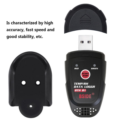 BSIDE BHT81 USB Interface Temperature / Humidity Data Automatic Recorder-garmade.com