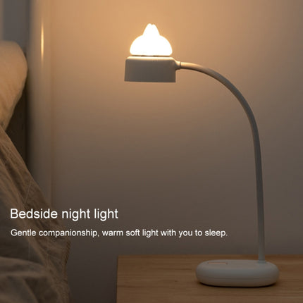Cat Shape Double Light Source Design LED Desk Night Lamp, Support 3 Brightness Control (Green)-garmade.com