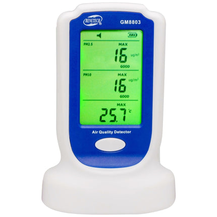 BENETECH GM8803 Home Indoor Air Quality Detector Haze Smog Tester PM2.5 PM10 Gas Analyzers-garmade.com