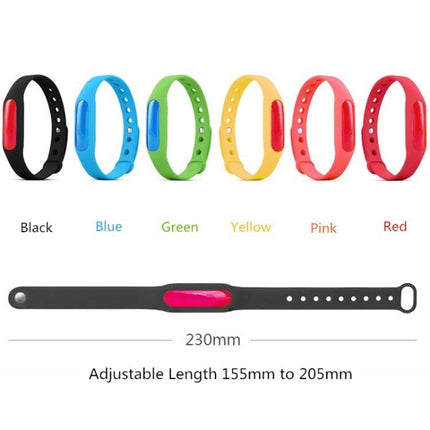 10 PCS Anti-mosquito Silicone Repellent Bracelet Buckle Wristband Bugs Away, Suitable for Children and Adults, Length:23cm, Random Color Delivery-garmade.com