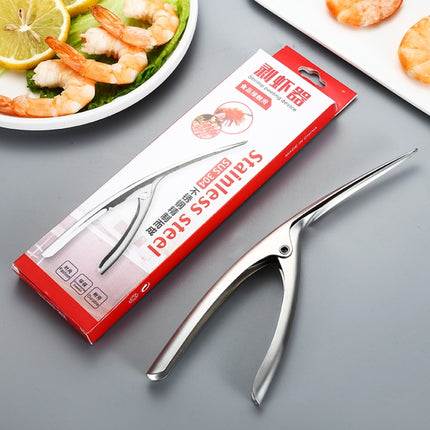 304 Stainless Steel Shrimp Shelling Tool Seafood Shell Remover Kitchen Gadgets-garmade.com
