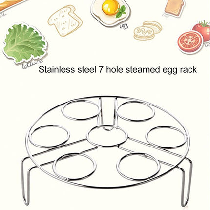 Steamer Rack Basket Egg Vegetable Steaming Trivet for Instant Pot Pressure Cooker, Diameter: 17.5cm, Height: 4.5cm-garmade.com