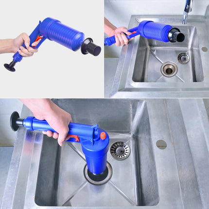 Kitchen Toilet High Pressure Drain Pipes Sinks Air Power Blaster Cleaner Plunger Clog Remover-garmade.com