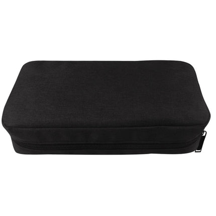 Simple Multi-functional Digital Device Travel Storage Bag for Phones, Power Bank, U-disk, Earphones, Data Cable and etc, Small Size: 16*11*5cm(Black)-garmade.com