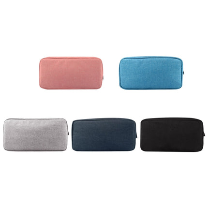 Simple Multi-functional Digital Device Travel Storage Bag for Phones, Power Bank, U-disk, Earphones, Data Cable and etc, Small Size: 16*11*5cm(Grey)-garmade.com
