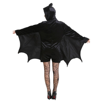 Halloween Costume Children and Women Bat Vampire Clothing Stage Performance Cosplay Clothing, Size:L, Bust: 94cm, Clothes Long: 73cm, Suggested Height:150-160cm-garmade.com