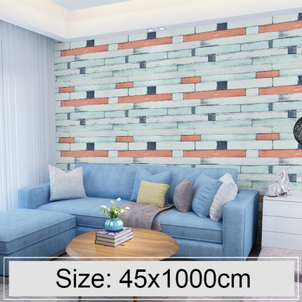 Wood Stone Creative 3D Stone Brick Decoration Wallpaper Stickers Bedroom Living Room Wall Waterproof Wallpaper Roll, Size: 45 x 1000cm-garmade.com