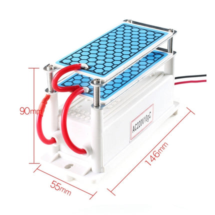 High Temperature Ceramic Plate Integrated Ozone Generator 220V 10g Air Purifier-garmade.com