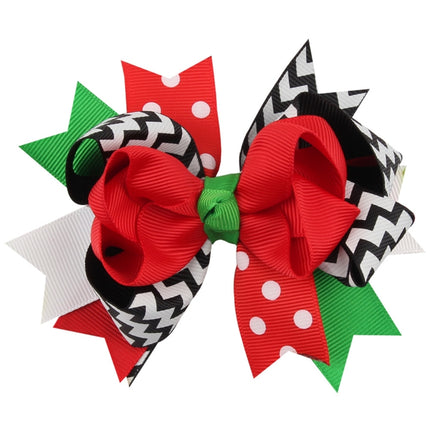 Swallowtail Butterfly Knot Christmas Hairpin Christmas Headdress for Children-garmade.com