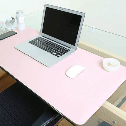 Multifunction Business Double Sided PU Leather Mouse Pad Keyboard Pad Table Mat Computer Desk Mat, Size: 80 x 40cm-garmade.com