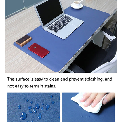 Multifunction Business PU Leather Mouse Pad Keyboard Pad Table Mat Computer Desk Mat, Size: 60 x 30cm(Green)-garmade.com