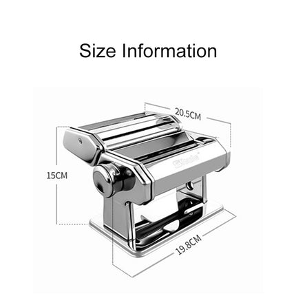 QF150 Household Kitchen Split Type Stainless Steel Manual Pressing Machine Pasta Machine (Silver)-garmade.com