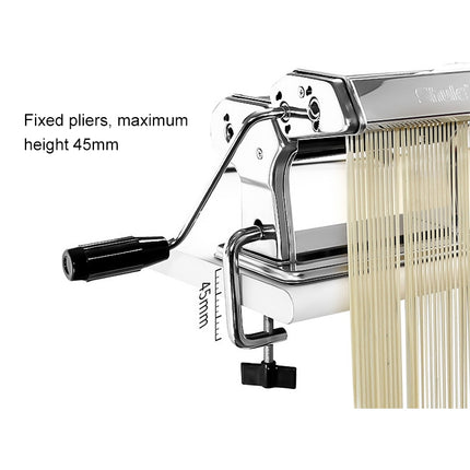 QF150 Household Kitchen Split Type Stainless Steel Manual Pressing Machine Pasta Machine (Silver)-garmade.com