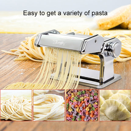 QF150 Household Kitchen Split Type Stainless Steel Manual Pressing Machine Pasta Machine (Silver)-garmade.com