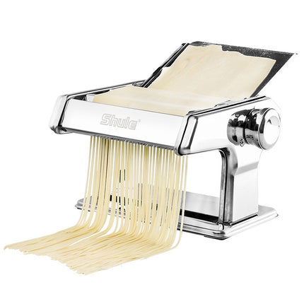 QZ150 Household Kitchen Integrated Stainless Steel Manual Pressing Machine Pasta Machine (Silver)-garmade.com