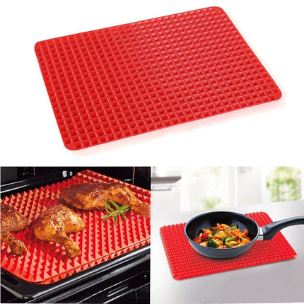 Multi-function Silicone Barbecue Pad / Food Pad(Red)-garmade.com
