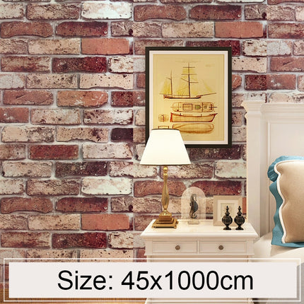 Cloud Brick Creative 3D Stone Brick Decoration Wallpaper Stickers Bedroom Living Room Wall Waterproof Wallpaper Roll, Size: 45 x 1000cm-garmade.com