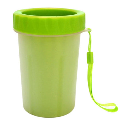 Pet Antiseptic Products Silicone Wash Feet Cleaning Cup Size: L(Green)-garmade.com