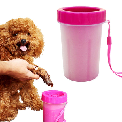 Pet Antiseptic Products Silicone Wash Feet Cleaning Cup Size: L(Red)-garmade.com