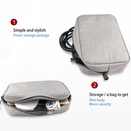 Multi-function Portable Waterproof Digital Travel Storage Bags Size: S(Black)-garmade.com