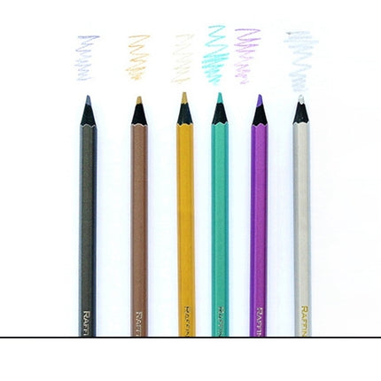 Kids Adults Sketch Coloring Books Drawing Vibrant Colors 6-color Colored Pencils Set-garmade.com