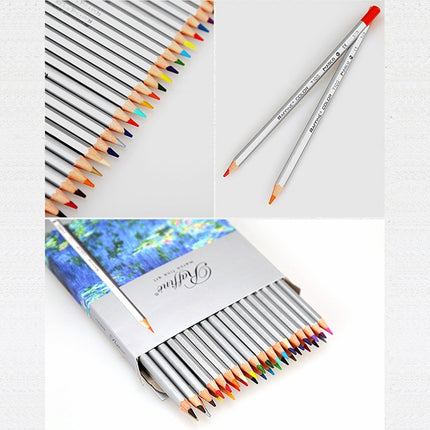 Professional Art Sketch Coloring Books Drawing Vibrant Colors 48-color Wooden Colored Pencils Set-garmade.com