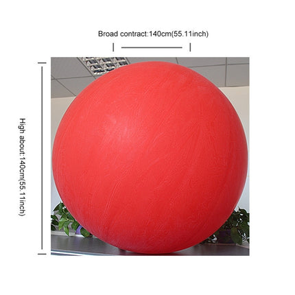 Outdoor Party Natural Latex 72 Inch Weather Air Balloon(Red)-garmade.com