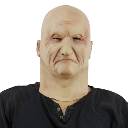 Halloween Festival Party Latex Underworld Boss Frightened Mask Headgear-garmade.com