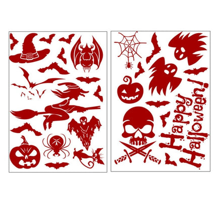 Halloween Decorations PVC Creative Blood-printed Wall Stickers Window Stickers, Size: 25*30cm, Random Style Delivery-garmade.com