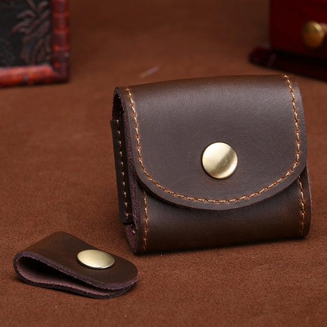 Data Wire Charger Earphone Portable Receiving Case Arrange Package(Brown)-garmade.com