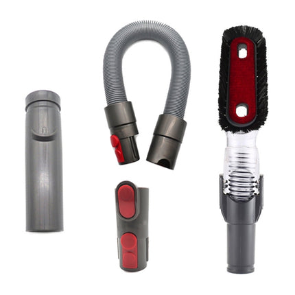XD998 4 in 1 Handheld Tool Bendable Anti-static Suction Head Kits D931 D928 D918 D907 for Dyson V6 / V7 / V8 / V9 / V10 Vacuum Cleaner-garmade.com