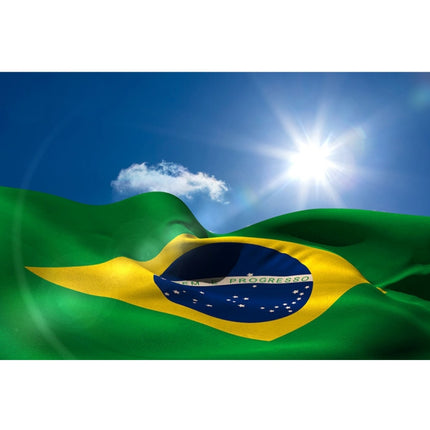 Polyester Material Brazil Flag, Size: 150*90cm-garmade.com